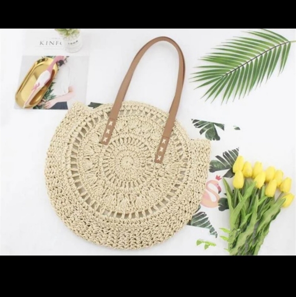 BOHEMIAN VINTAGE HIPPIE RATTAN BAG - Picture 14 of 14